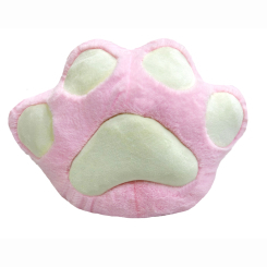 Подушки - М'яка іграшка MeriToys Лапка рожева з білим 40 см (2050000326660/4)