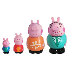 Іграшки для ванни - Ігровий набір для ванни Peppa Pig Сім'я свинки Пеппи (122258)
