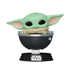 Фигурки персонажей - Фигурка Funko pop Star Wars Мандалорец Малыш Грогу в коляске (76551)