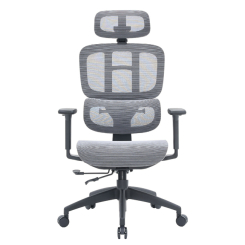 Мебель для геймеров - Кресло OfficePro Skyline Footrest Black/Gray (OC680-B-G-G)