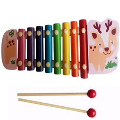 Музыкальные инструменты - Деревянная игрушка Ксилофон Woki Разноцветный (MD0712R)
