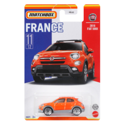 Транспорт і спецтехніка - Машинка Matchbox Шедеври автопрому Франції Фіат 2016 500Х (HBL02/HBL12)
