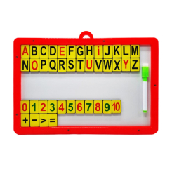 Детская мебель - Доска магнитно-маркерная УМНЯШКА DP-03 английские буквы и цифры (35703)