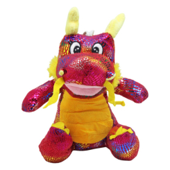 М'які тварини - М'яка іграшка Дракон червоний 30 см MIC (M16334) (222770)