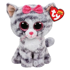 Мягкие животные - Мягкая игрушка TY Beanie Boo's Котенок Кики 25 см (37075)