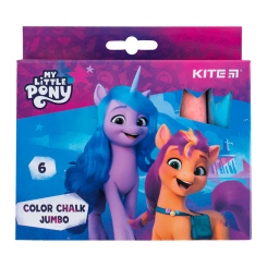 Канцтовары - Мел Kite Jumbo My Little Pony разноцветный 6 штук (LP24-073)