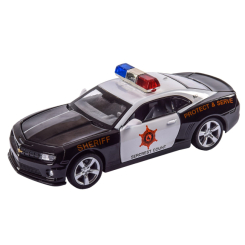 Автомодели - Автомодель Автопром Chevrolet Camaro SS-Police черно-белая (68396/68396-1)