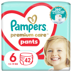 Товары по уходу - Подгузники-трусики Pampers Premium care Mega Quad Giant 13-19 кг 42 шт (8001841325545)