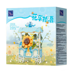 Конструкторы с уникальными деталями - Конструктор Pantasy Original Flower Cart Тележка с подсолнухами 265 элементов (15026)