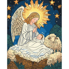 Товари для малювання - Картина за номерами Art Craft Ніч народження 40х50 см (15577-AC)