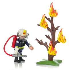 Класичні конструктори - Конструктор Playmobil Пожежник з деревом (9093)