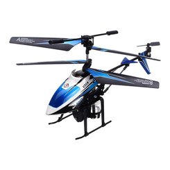 Радіокеровані моделі - Іграшковий гелікоптер WL Toys Водяна гармата синій (WL-V319b)