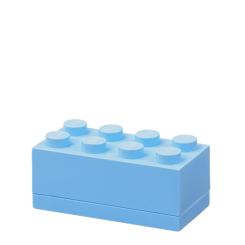 Ланч-боксы - Мини-бокс для хранения LEGO Lifestyle Кирпич 8 голубой (40121736)