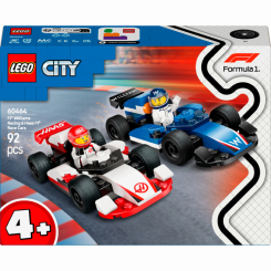 Конструктори LEGO - Конструктор LEGO City Автомобілі для перегонів F1 команд Williams Racing та Haas F1 (60464)