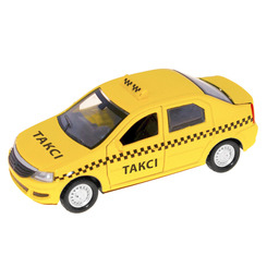 Автомодели - Автомодель Технопарк Renault Logan Taxi 1:32 (LOGAN-T)