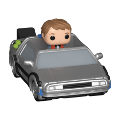 Персонажи мультфильмов - Игровая фигурка Funko Bitty Pop Обратно в будущее Марти и машина времени (85521)