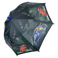 Зонты и дождевики - Детский зонтик-трость  Тачки Paolo Rossi  черный  090-10