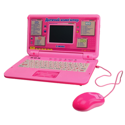 Обучающие игрушки - Детский компьютер Shantou Jinxing розовый (PL-720-79)