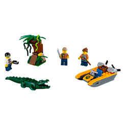 Конструкторы LEGO - Конструктор LEGO City Джунгли стартовый набор (60157)