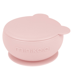 Дитячий посуд та аксесуари - Глибока тарілка з кришкою на присосці MinikOiOi Bowly Pinky Pink (101080002) Дитячий посуд та аксесуари - Глибока тарілка з кришкою на присосці MinikOiOi Bowly Pinky Pink (101080002)