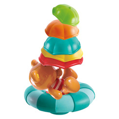 Іграшки для ванни - Іграшка для ванни Hape Teddy з парасолькою (E0203)