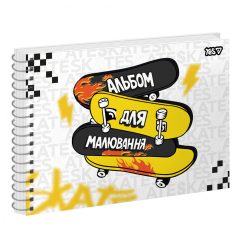 Альбоми та папір для малювання - Альбом для малювання Yes Skateboards А4 20 аркушів (130630)