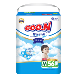 Підгузки - Трусики-підгузки Goo.N Slim & Comfortable 7-12 кг розмір 3 M 56 шт (21001091)