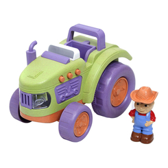 Машинки для малюків - Ігровий набір Roo Crew Тракторист із ефектами (58011-4)