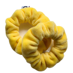 Біжутерія та аксесуари - Резинки Glamurino плюшеві S жовті 2 шт (6062.20)