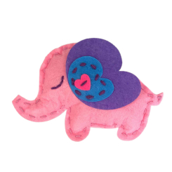 Наборы для творчества - Набор для творчества Apli Krapli Сшей сам игрушку из фетра Слоник (4820198701055)