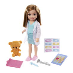 Куклы - Игровой набор Barbie Club Chelsea You can be с аксессуарами Врач (GTN86/1)