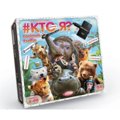 Настольные игры - Настольная игра Dankо Toys викторина Кто Я Animals Selfie (ДТ-НВ-08-45)