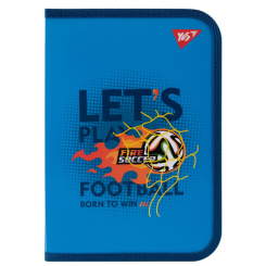 Канцтовари - ​Папка для зошитів Yes Football В5 на блискавці (492205)
