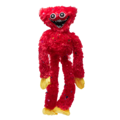 Персонажі мультфільмів - М'яка іграшка обіймашка Хагі Ваги Unbranded червоний з блискітками та зірочками 40 см з липучками на лапках (eb7aedb6)