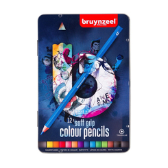 Канцтовари - Олівці кольорові Bruynzeel Dark м'які 12 кольорів (60212001) (566509)