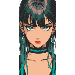 Товары для рисования - Картина по номерам Art Craft Пронзительный взгляд 40 х 80 см (16110-AC)