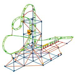 Конструктори з унікальними деталями - Набір для конструювання Американські гірки - Нескінченна подорож KNEX (15407)
