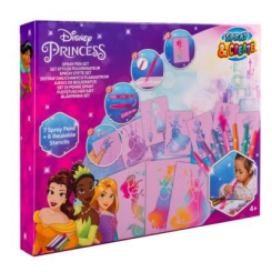 Товари для малювання - Набір спрей-ручок Disney Princess з трафаретами (DP22364)