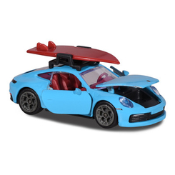Транспорт и спецтехника - Машинка Majorette Делюкс Порше металлическая с карточкой голубая (2053153/2053153-4)
