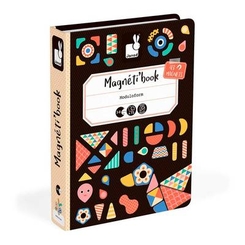 Интерактивные обучающие игрушки - Магнитная книга Janod Формы (J02720)
