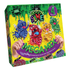 Набори для творчості - Набір для творчості Danko toys Crazy Slime 4 в 1 (SLM-03-01U)