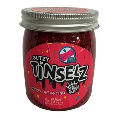 Антистресс игрушки - Слайм Compound kings Glitzy Tinselz с ароматом вишни 210 г (300189-3)