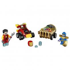 Конструктори LEGO - Конструктор Залізна Людина проти Таноса LEGO Super Heroes Mighty Micros (76072)
