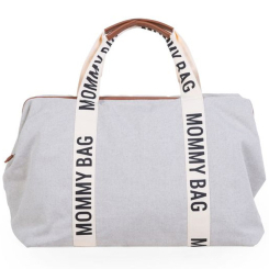 Рюкзаки и сумки - Сумка Childhome Mommy bag Signature canvas off white (CWMBBSCOW)