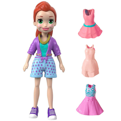 Маленькі ляльки - Набір Polly Pocket Маленька модниця Руденька (GBF85/GBF87)