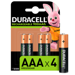 Аккумуляторы и батарейки - Аккумуляторы Duracell Turbo AAA 900 (5000394045118)