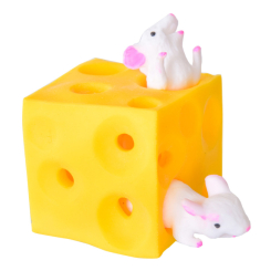 Антистрес іграшки - Іграшка-антистрес Shantou Jinxing Мишки у сирі (MC0621)