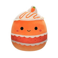 Персонажі мультфільмів - М'яка іграшка Squishmallows Морквяний тортик 19 см (SQER00835)