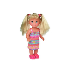 Куклы - Кукла Steffi & Evi Love Эви в разноцветном сарафане (5737988-1)
