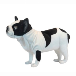М'які тварини - Мʼяка іграшка Hansa Французький бульдог чорно-білий 50 см (4806021966013)